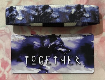 Zox Together Armband Strap And Card. Lila Variante. Wolf Thema