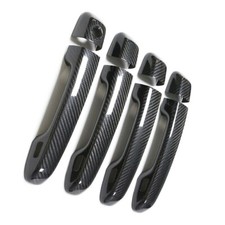 Real Dry Carbon Fiber Keyless Sensor Door Handle Cover Trim  Fits 10-23 4Runner