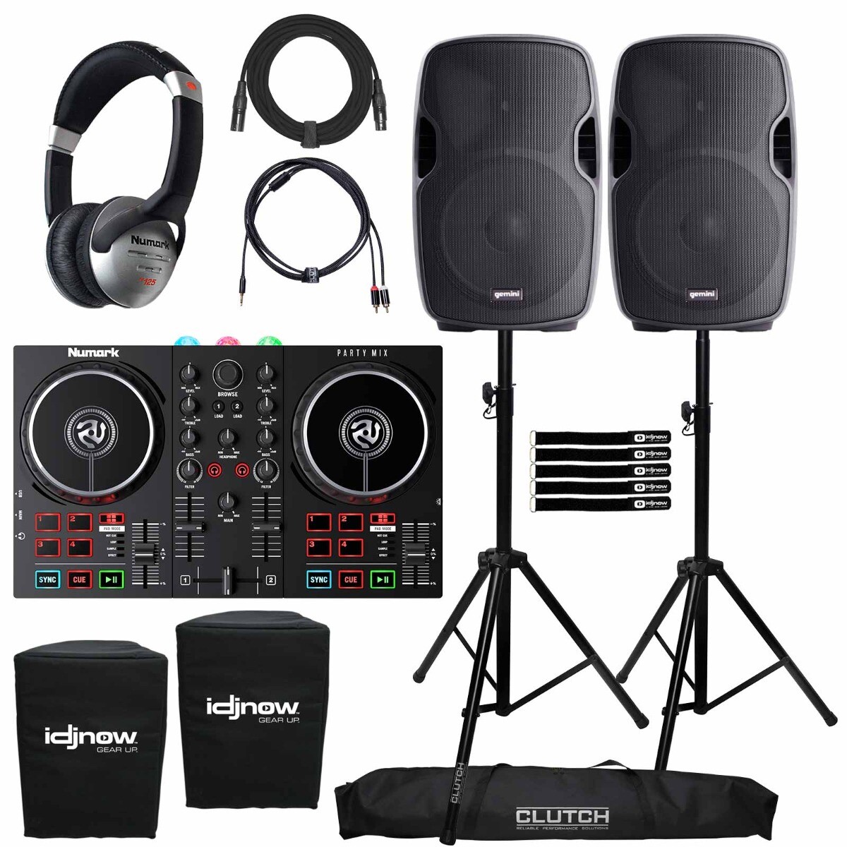DJ-контроллер Numark Party Mix II с программным обеспечением Serato LE и 15 динамиками в комплекте 75290₽