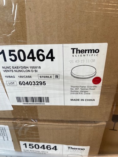 Cell Culture/ Petri Dishes - Nunc EasYDish 100mm, Sterile, 150/Box Thermo Sci - Bild 2 von 6