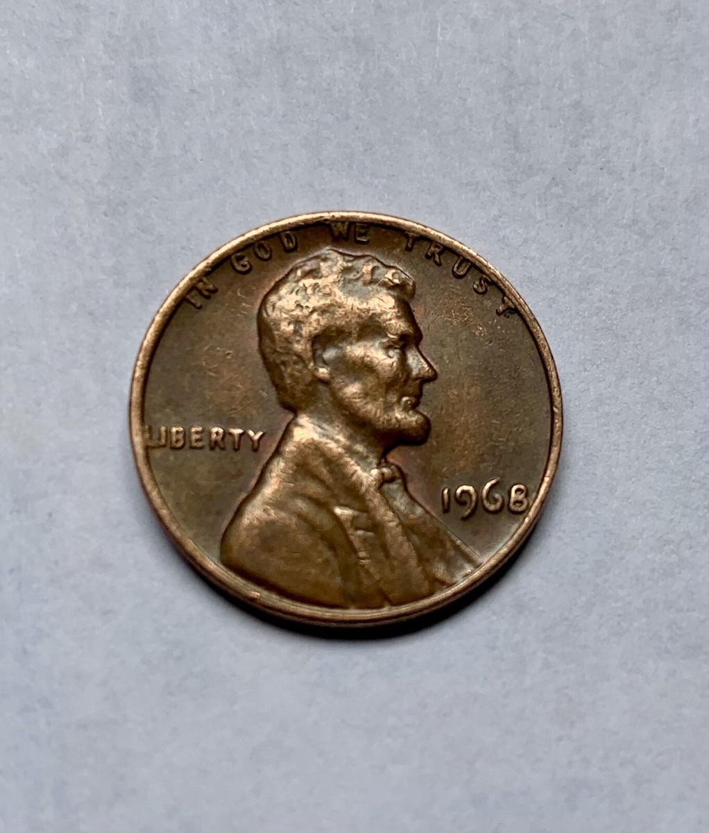 1968年 アメリカ 1セント Yahoo!オークション - アメリカ・コイン 1968年・1セント銅貨（1ペニ