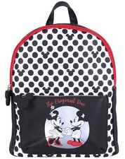Sac à dos à pois DISNEY Minnie Mouse noir et blanc