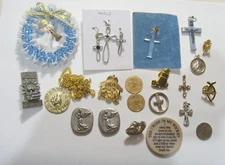 20 vintage antique Catholic Christian Religious collector items Lot fv1893