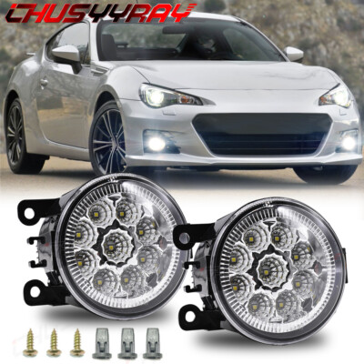 Fit For Subaru BRZ 2013-2016 Clear Lens Pair Bumper Fog Light Lamp Replacement