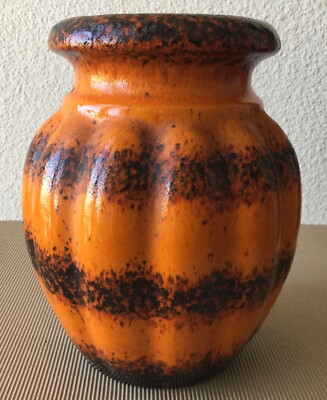 Ancien Grand Vase Rétro Vintage SCHEURICH W. Germany 517-30 H 28 D 13 Cm Imgx1200 9420