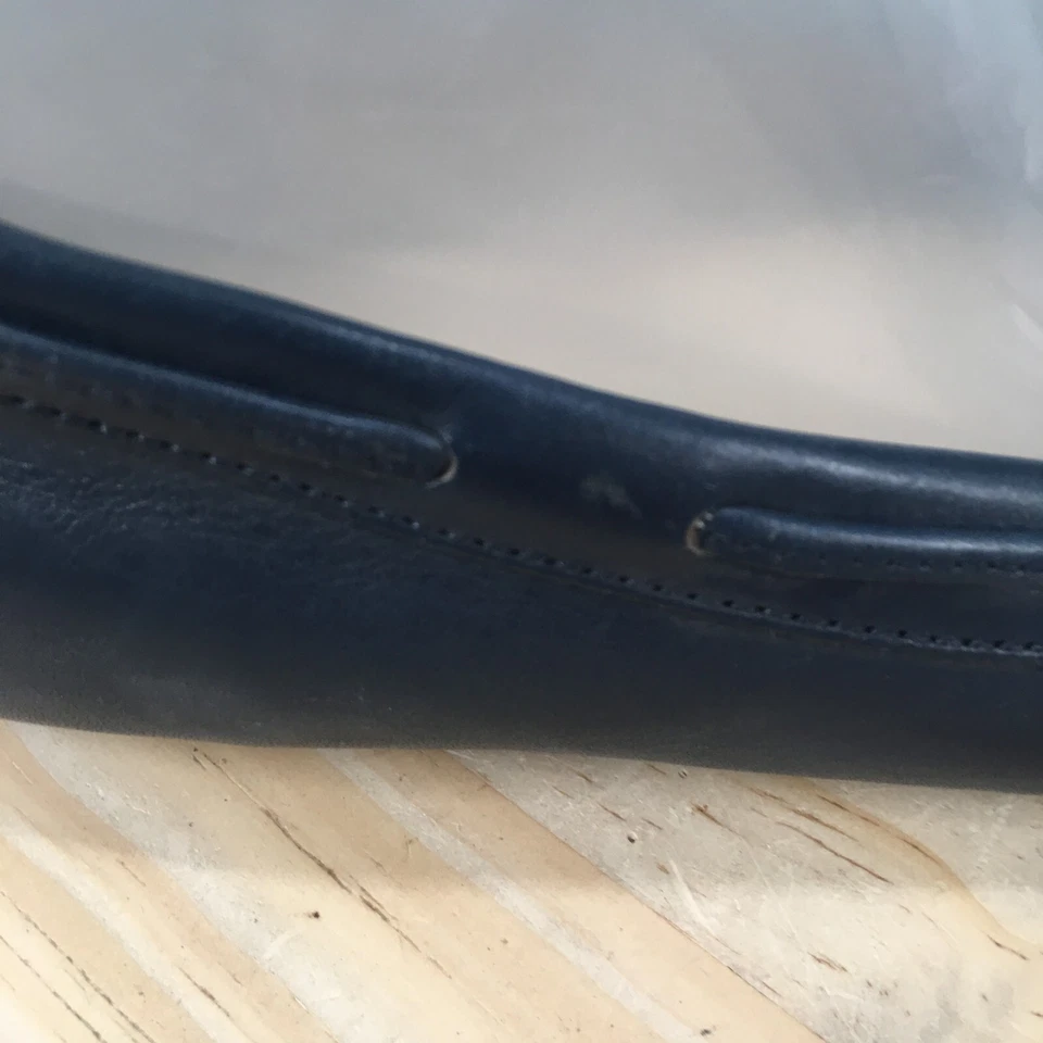 Michael Kors Zapatos Mujer 7 M Margarita Informal Sin Cordones Mocasines Planos Cuero Azul Foto 4 de 4