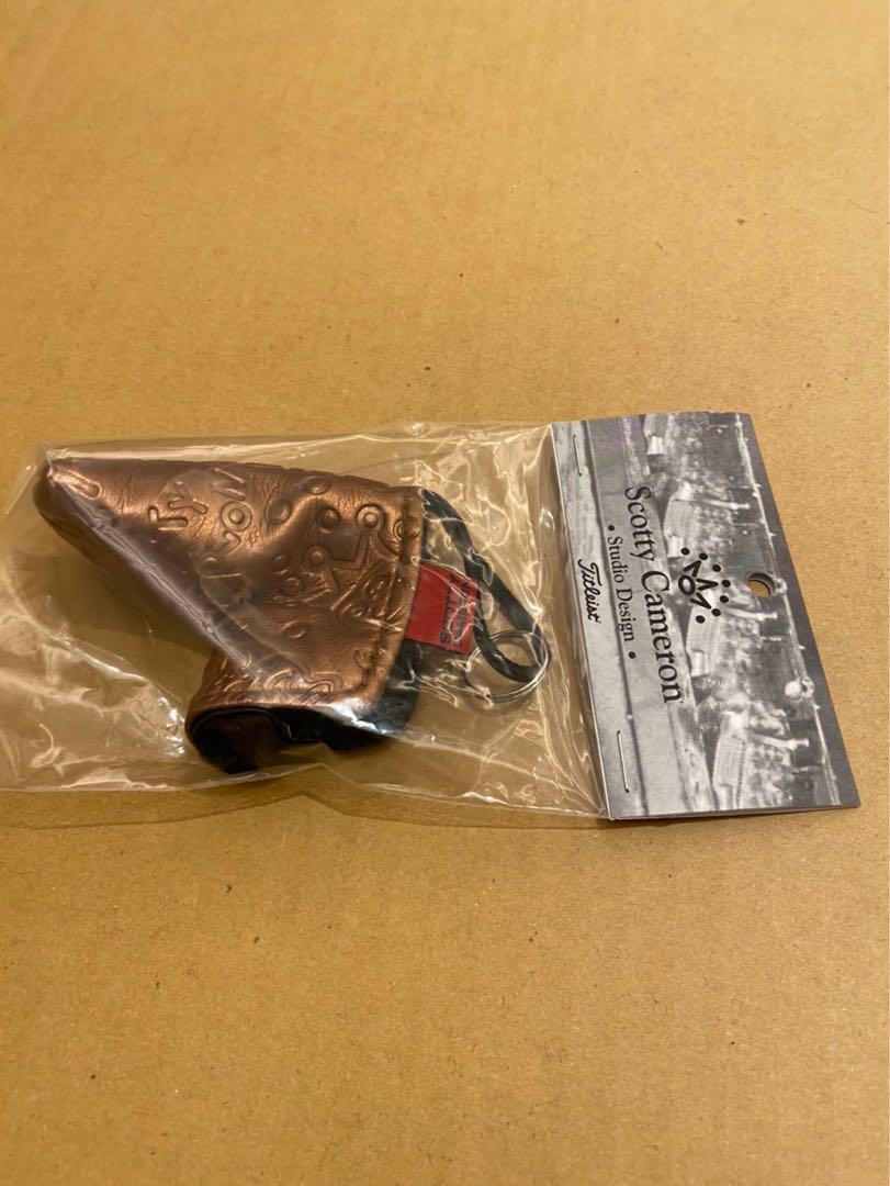 正規品 Scotty Cameron ミニパターカバー Key Fob ゴールド NIB