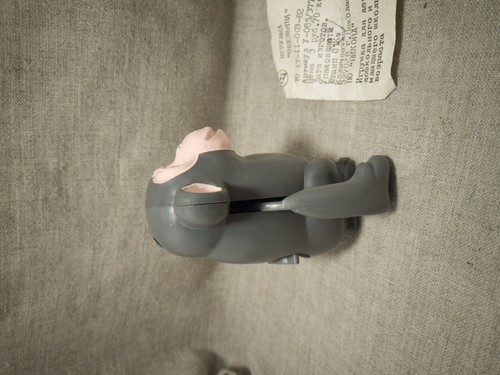 Soviet plastic toy monkey. Mechanical, working condition - Picture 6 of 14