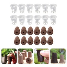 12 Sets Nursery Planting Baskets Moisturized Soilless Cultivation Growth Sponges 0.93 per sponge
