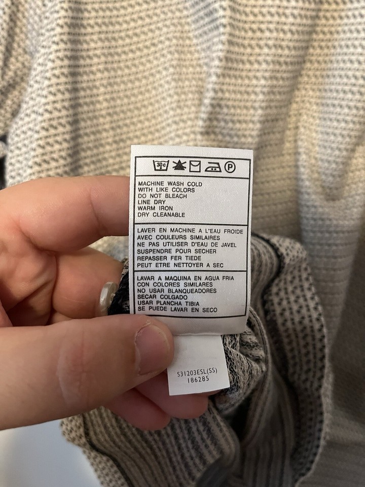 Vintage Nike Golf Polo Shirt Mens Size Large Black/Tan Short Sleeve