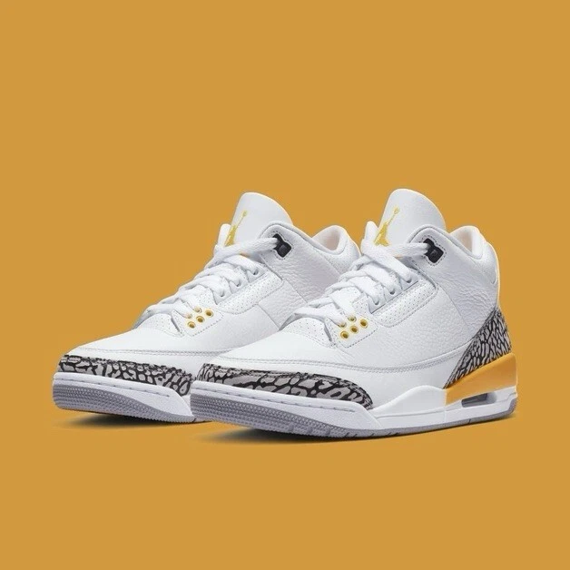 Talla 6.5 - Air Jordan 3 Retro Láser Naranja W Foto 2 de 4