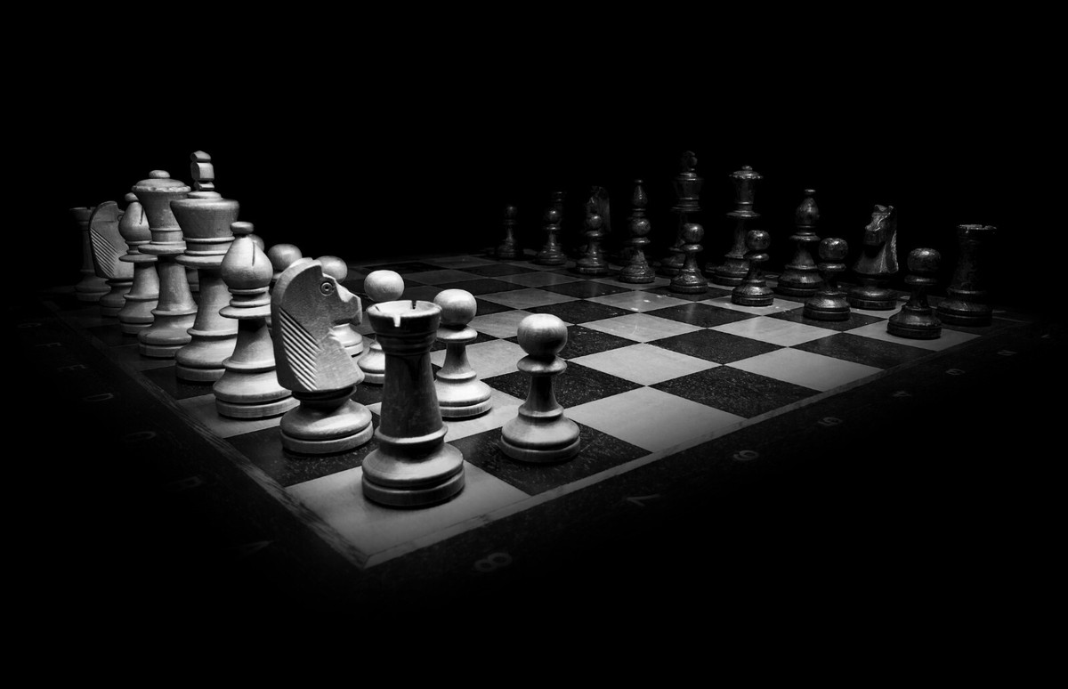 Home Wall Art Print - Vintage Sports Poster - CHESS TABLE - A4,A3