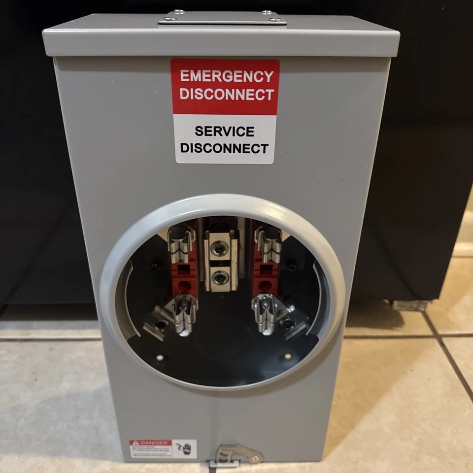 施耐德电气 1007665 米插座 - 200 安培,600 VAC,4 颚,NEMA 3R — 第 2/3 张图片