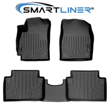 SMARTLINER Custom Fit Floor Mats 2 Row Liner Set OEM 2019-2021 Hyundai Veloster