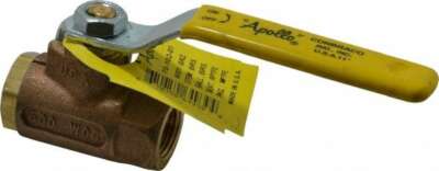 Apollo 70-102-01 Bronze Inline Ball Valve: 3/8'' FNPT, 600 WOG, 125 WSP