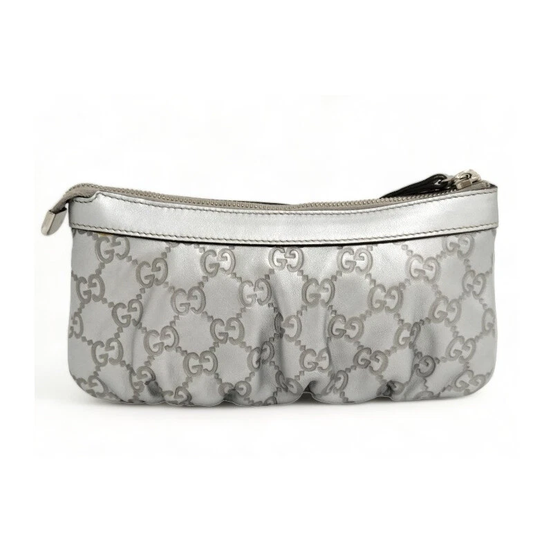 Gucci white online clutch bag