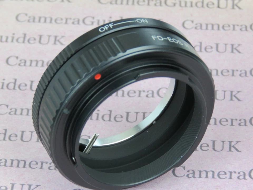  FD-EOS R Mount Adapter Ring For Canon FD Lens to Canon EOS R10 R7 R3 R5 R6 Ra R - Image 3 of 4