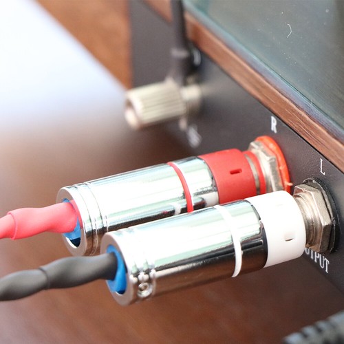 Cavo braccio audio phono in rame HiFi 5N con connettore RCA a 5 pin + filo di terra - Foto 9 di 11