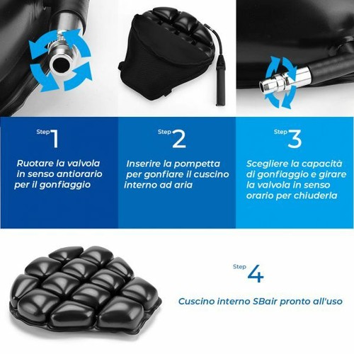 Pompe de voyage universelle pour moto scooter à coussin d'air incluse M - Bild 11 von 12