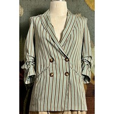 Veronica Beard Kiernan Striped Dickey Blazer Jacket 2