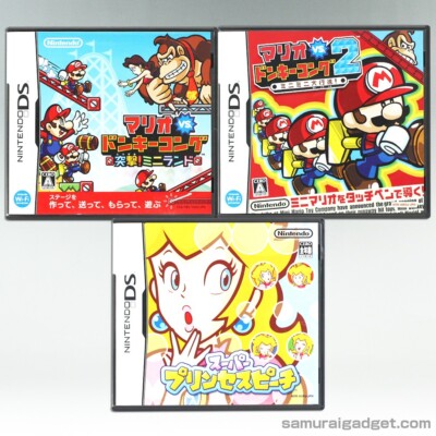 Mario vs. Donkey Kong 1+2 & Super Princess Peach Nintendo DS [From Japan] NDS