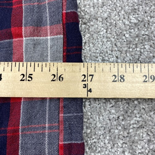 St. John's Bay Brushed Flannel Button Up Shirt Men's 2XL XXL Long Sleeve Plaid - Picture 6 of 7