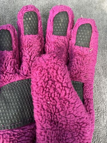 THE NORTH FACE GIRLS OSITO ETIP GLOVE Med 10/12 Purple EUC - Picture 3 of 12