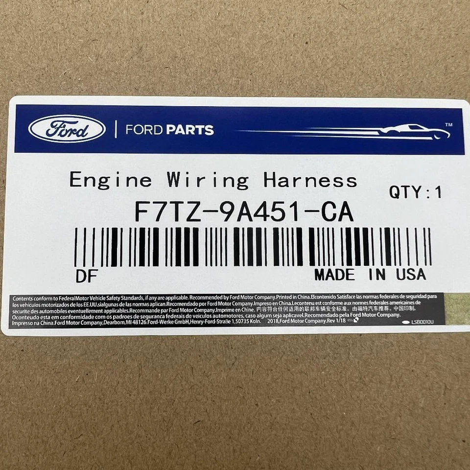Conjunto de arnés de cableado del motor F7TZ-9A451-CA para Ford F-250 F-350 FSD 1997 7,3 L Foto 2 de 4