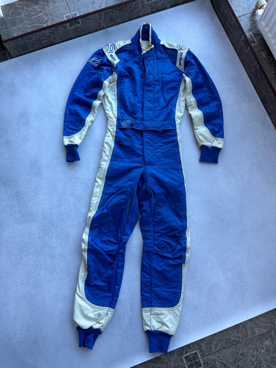 Sparco レーシングスーツ N 2001-1 Vintage Sparco Cik-Fia 2001 Racing Mens Overall Navy Tracksuit Sz
