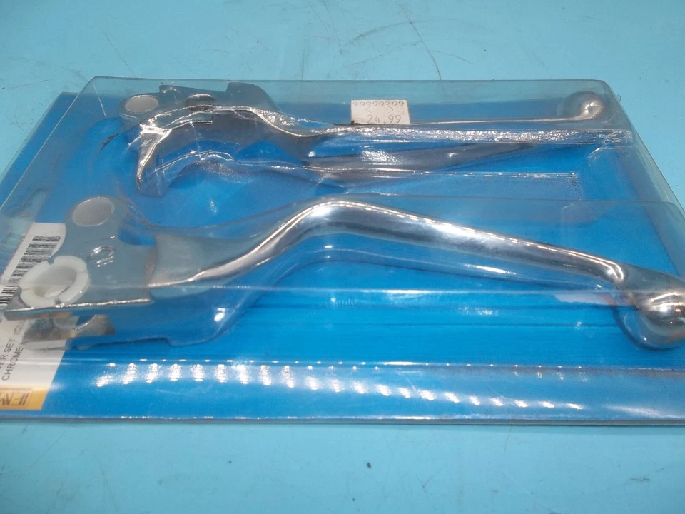 Juego de palancas cromadas Harley Emgo 99-03 Dyna/97-98 FLST/80-03FLT nuevas (PV-49) Foto 3 de 4