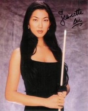 REPRINT -  JEANETTE LEE Pool Billiards Hot  8 x 10 Photo Poster RP Man Cave