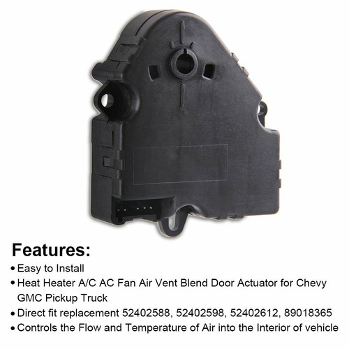 Heat Heater Fan Air Vent Blend Door Actuator HVAC For GM Chevy 89018365 604-106 - Picture 5 of 12