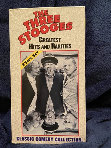 The Three Stooges Greatest Hits and Rarities VHS, 1999, 2-Tape Set - Picture 1 of 4