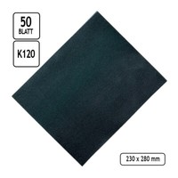 Schleifpapier 50 Blatt Sandpapier KöRnung 120 Trockenschliff Trockenbauschliff