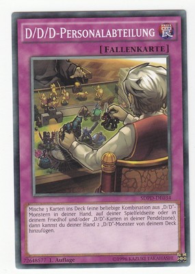YU-GI-OH D/D/D Personalabteilung Common SDPD-DE034 NEU!