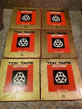 Tdk 1200-sd, Used Reel To Reel Tapes, Lot Of 6, Untested (b5)