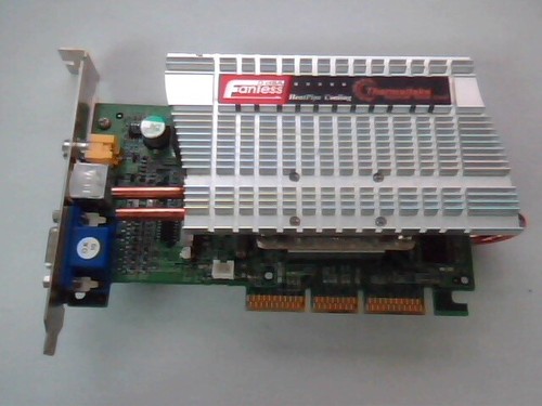 AGP Video Graphics Card OdBA Fanless SP7100Rev B4 Thermaltake - 第 1/8 張圖片
