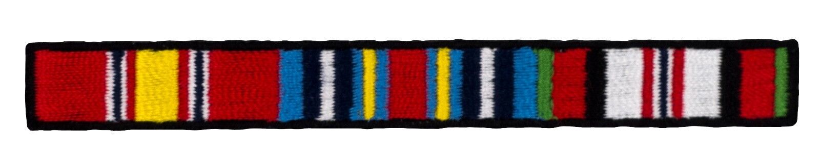 Afghanistan Campaign Ribbons Patch (463) 4 1/4" x 1/2" Embroidered Patch 54766