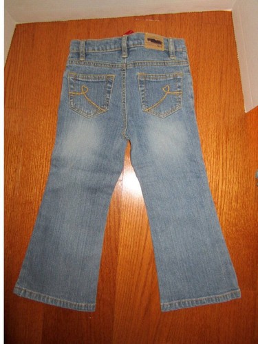 Jean The Children's Place Girls 4T elástico estilo azul cintura ajustable nuevo - Imagen 2 de 2