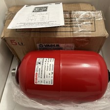 VAREM ITALY RED CENTRAL HEATING EXPANSION TANK 1.3 Gal.  90psi, 3/4&rdquo;