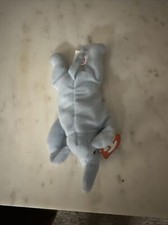 Ty Beanie Babies Peanut The Elephant - Light Blue