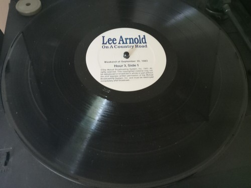 Lee Arnold On A Country Road Weekend Of 9/10/1983 Radio Show Mutual With Script - Picture 17 of 22