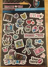Monster High Sticker Sheet 2012 SandyLion 2 Sheets per Package