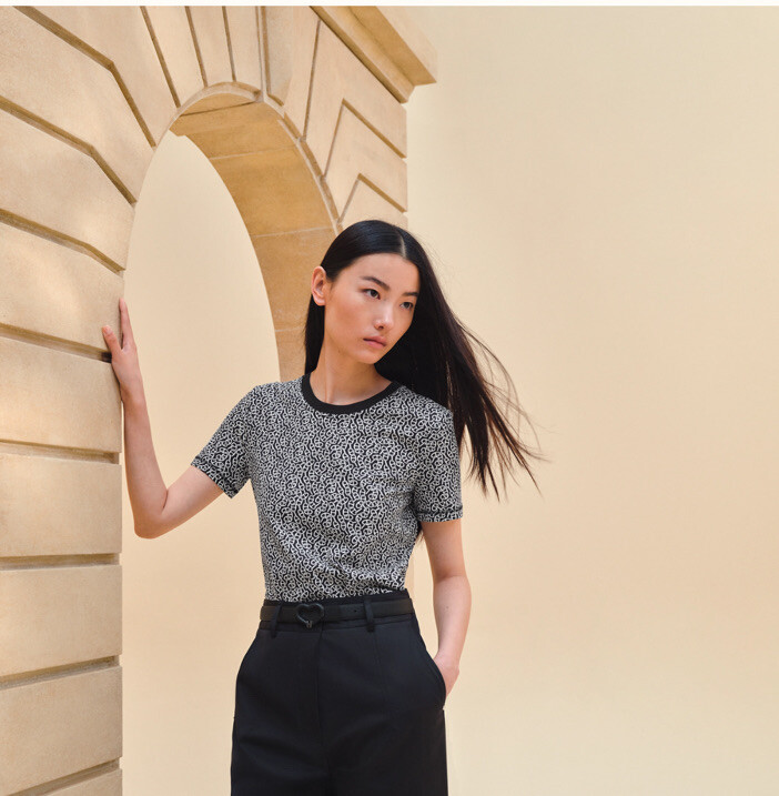 BNIB Hermes Naoussa Chaine T Shirt Size 38 Bleu Noir | eBay
