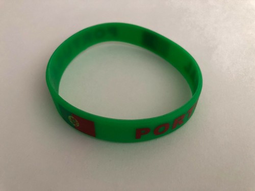 Country Flag Silicone Rubber Bracelet Sport Word cup Soccer Wristband - Picture 3 of 31