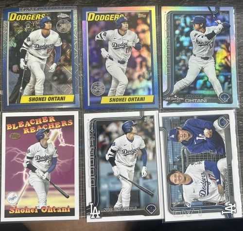 2025 Topps Update SHOHEI OHTANI 6 Card Lot Dodgers *READ