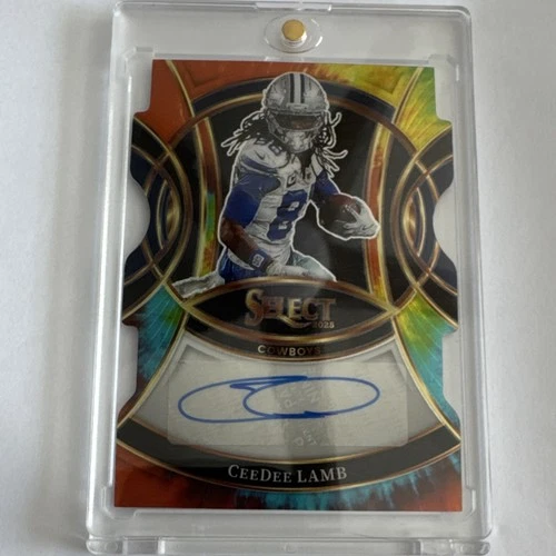 Panini Select 2025 CeeDee Lamb #SP-CDL Signatures Prizm /25 NFL Cowboys