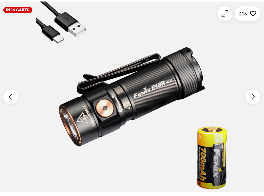 best fenix flashlight for edc LD12R Dual Light C charging port Fenix PD36R Pro 2800 Lumen