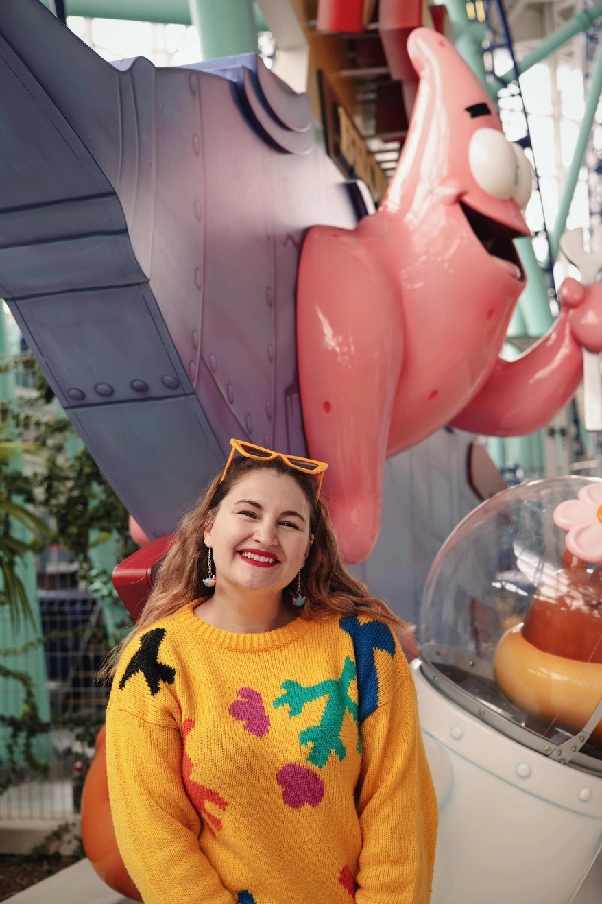 SpongeBob Patrick Skydiving Earrings - Made With … - image 2