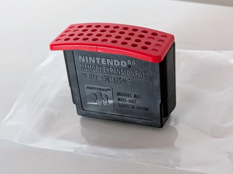 Mémoire Expansion Pak (Ram) Pour Nintendo 64 N64 NUS-007 Compatible PAL / NTSC - Photo 1/1